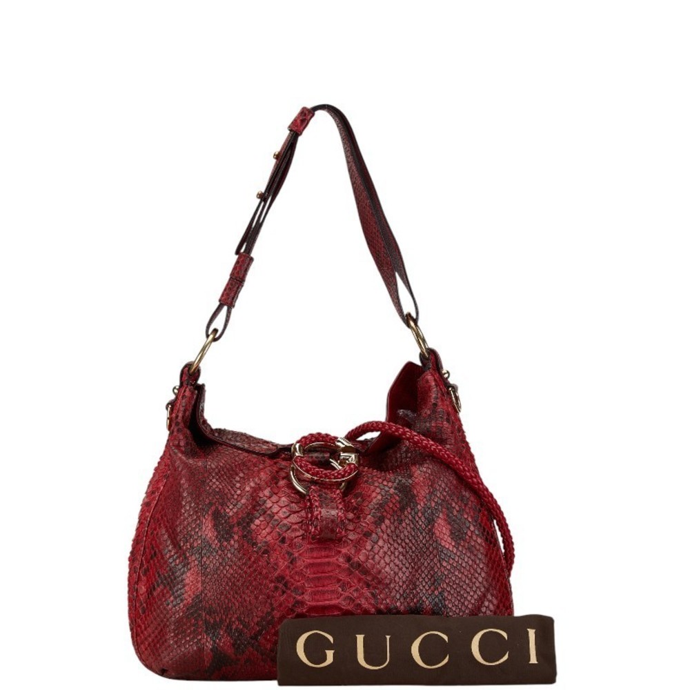 Gucci Ggwave Python Leather Handbag Shoulder Bag … - image 8